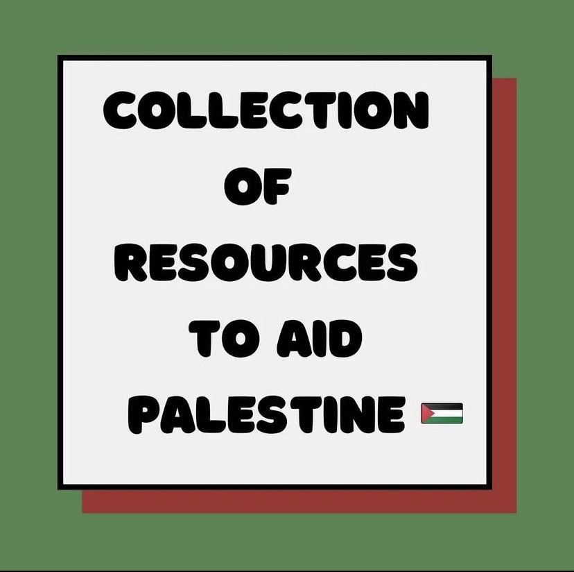 here’s a short thread w resources to aid palestine. please rt & share as much as you can!