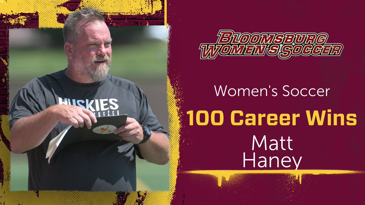 Congratulations to Matt Haney who picked up his 100th win as head coach of <a href="/BUHuskies_wsoc/">BU Huskies W Soccer</a> today against Mansfield!