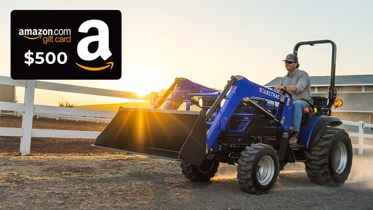 For a limited time, receive a $500 Amazon gift card when you purchase an e25G or e25H #ElectricTractor. Offer Expires 11/15/23. Learn More bit.ly/46JwxAo