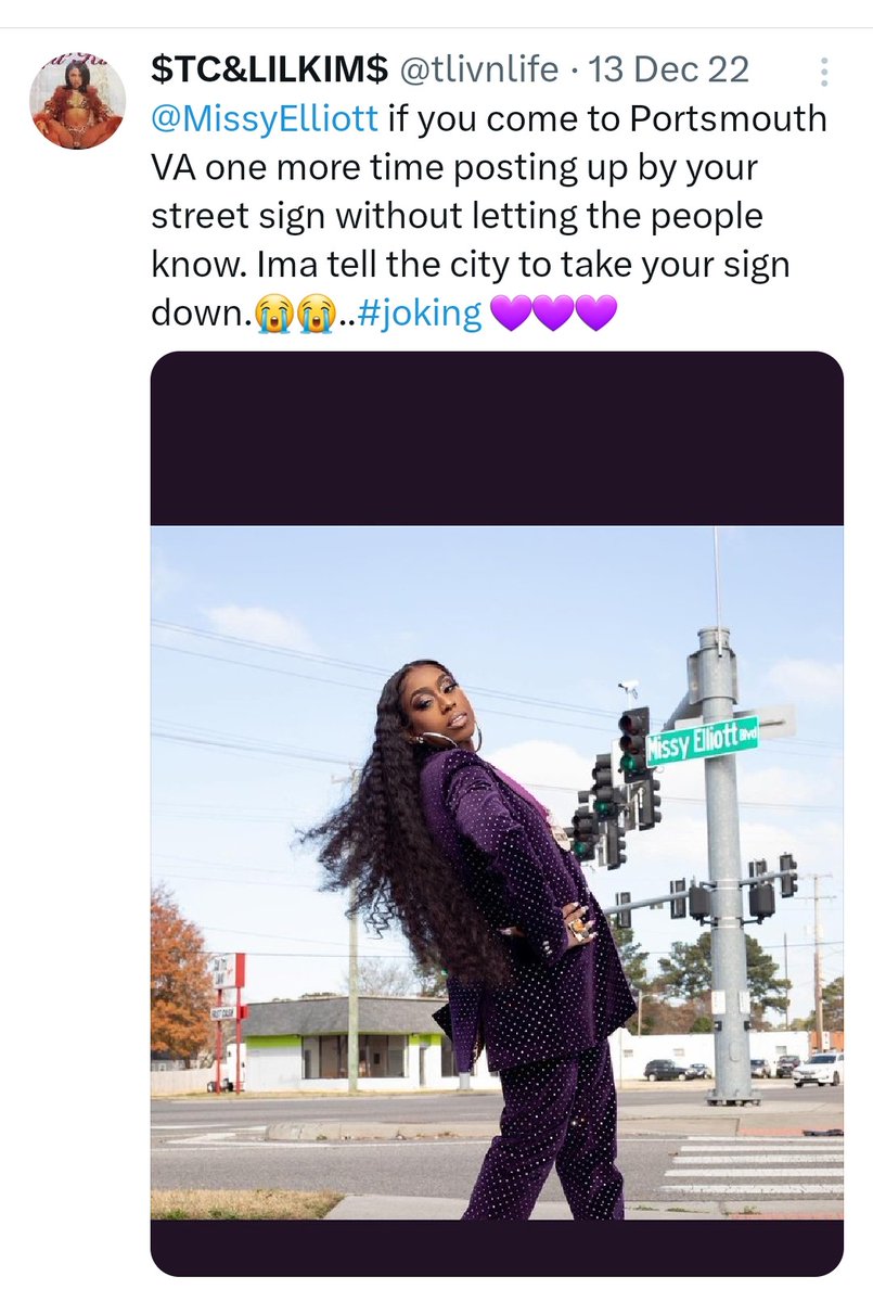 MissyElliott tweet picture