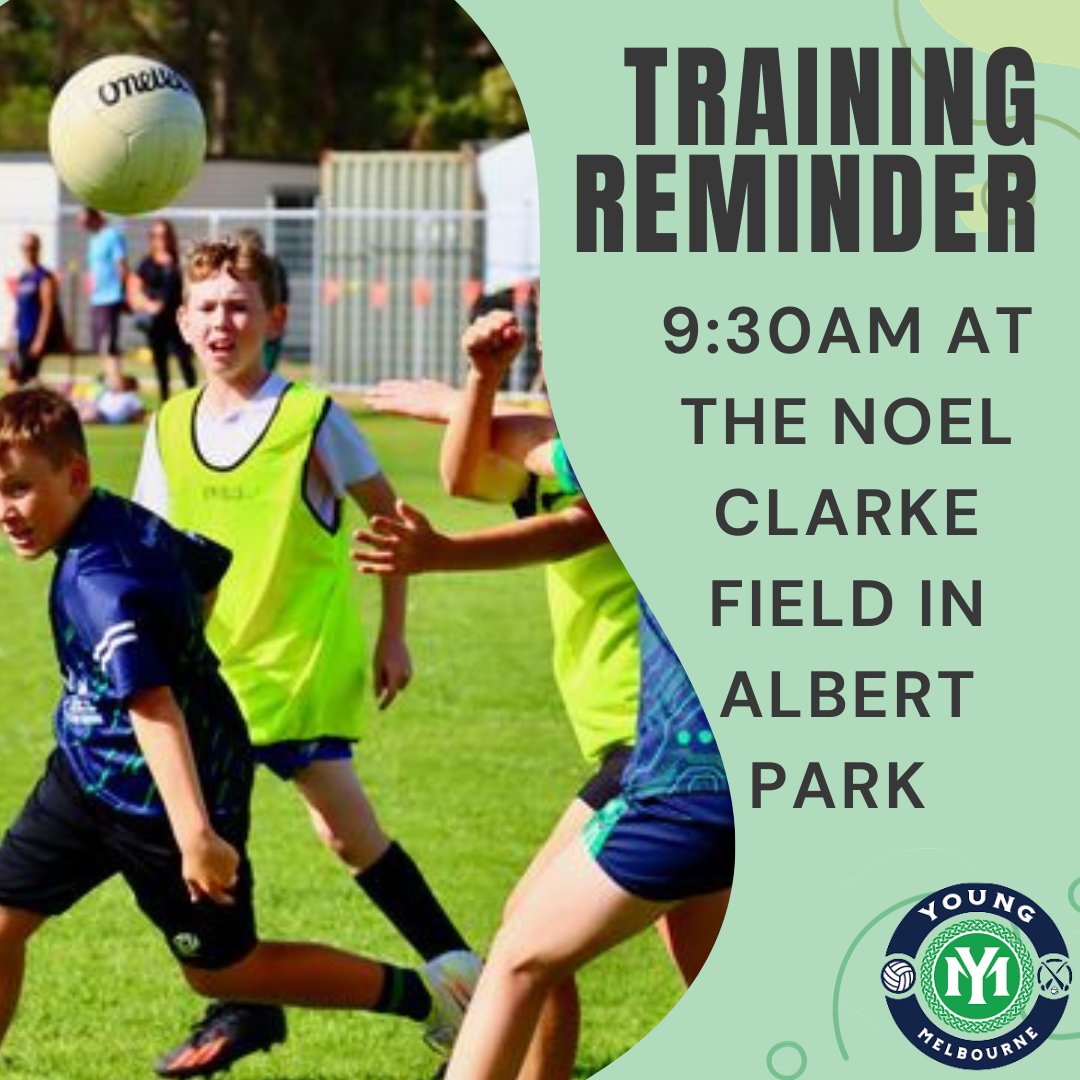 Reminder that this Sunday, the 22nd of October, is the come and try day for our season!

Located at the Noel Clarke Field at 9:30am in Albert Park!

For best parking, park on Canterbury Road near the intersection of Langridge Street and walk under the light rail line!