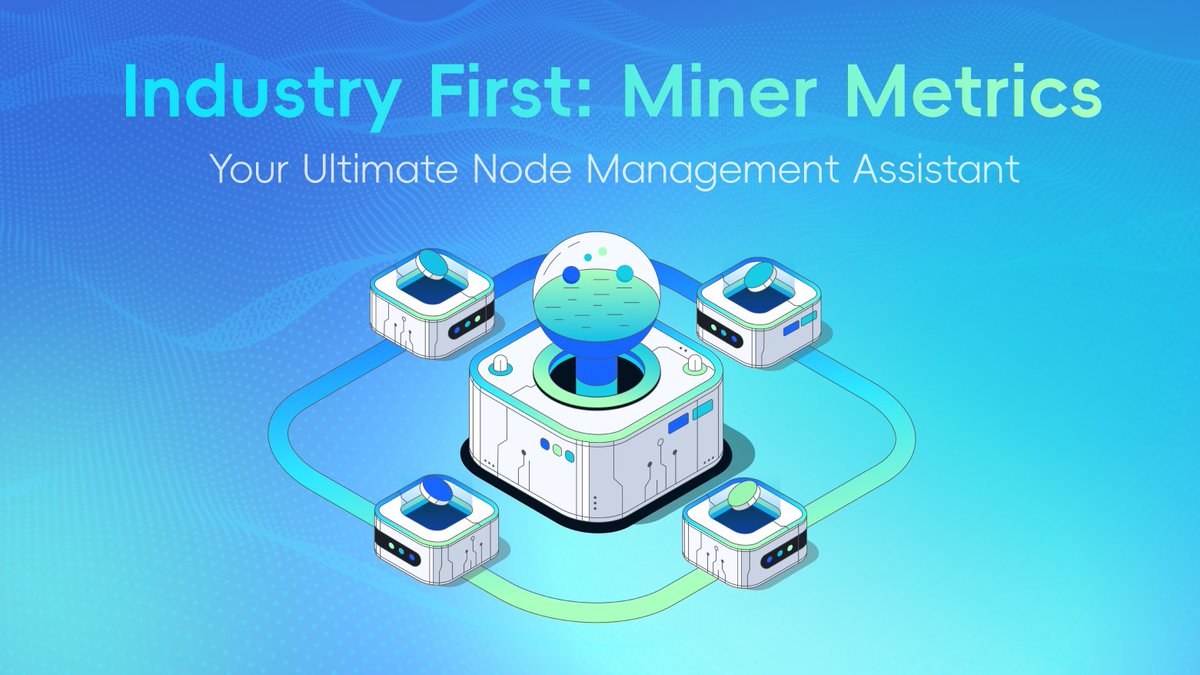 🥳 Miner Metrics-Your Ultimate @Filecoin Node Management Assistant! ✅ Monitor up to 10 Miners ✅Track Miner power and gas consumption ✅Stay on top of block rewards and lucky rate ✅Expiring sectors timeline and address balance and more... Pls help spread the word and…