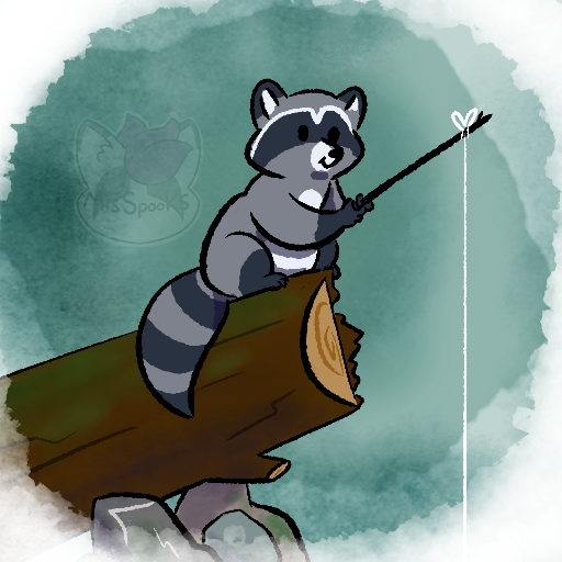 Fishin'
#Raccoon #raccoonlife #raccoonclub #digitalart #furry #furryart