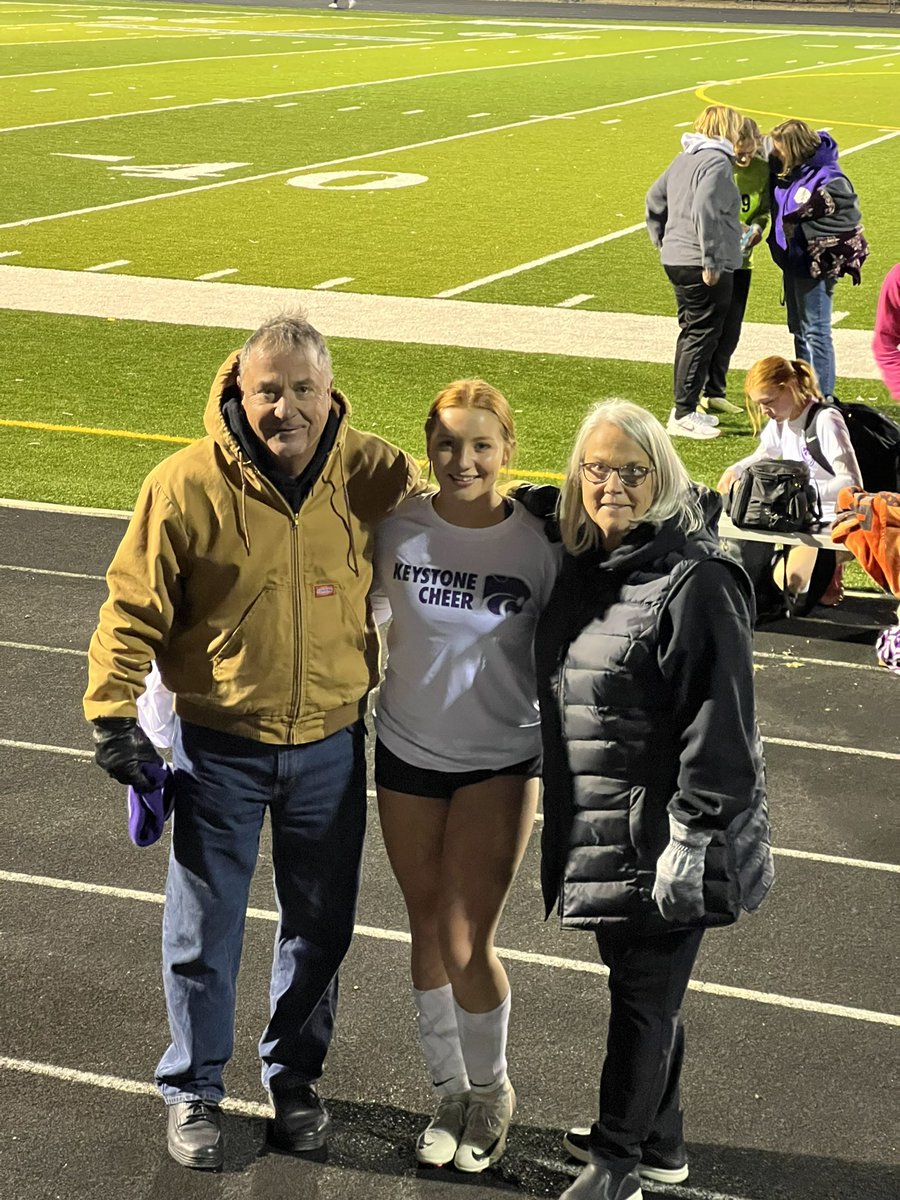 Proud of all the girls! They played an extremely talented team tonight and kept fighting until the end. 💜⚽️ Days like this character is built! 💜Thank you seniors for all the memories.