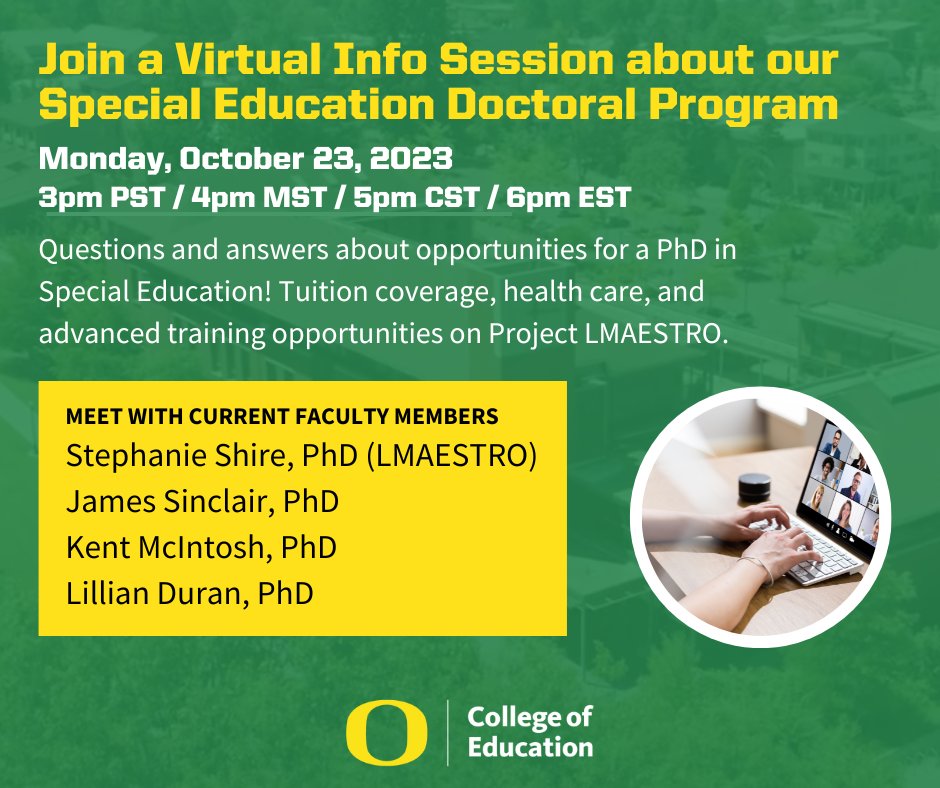UO Special Education tweet media