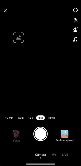 fui tentar gravar TikTok e a camera / tela ta preta WTF https://t.co/E3pxa1Nz6q