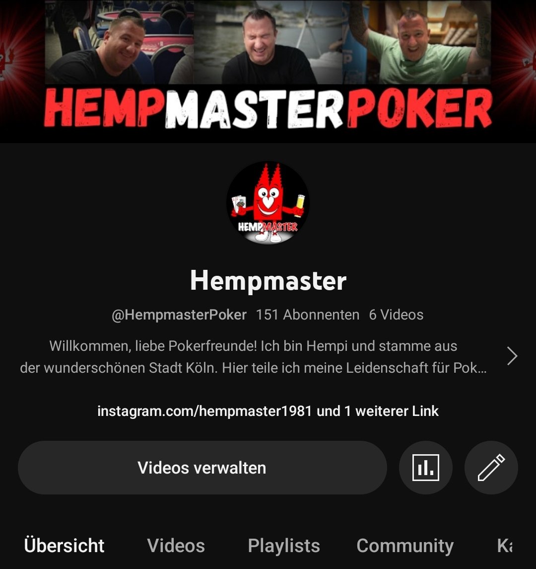 Wollte mich bei allen 150 Abonnenten bei <a href="/YouTube/">YouTube</a> bedanken 🙏🙏🙏 Der Kanal wächst und es folgen bald neue Vlogs 🔥
Bald geht es nach Malta zu den <a href="/maltapokerfest/">The Malta Poker Festival</a> also seit gespannt 😉

#Malta #Poker #YouTube #YouTuber #pokerlive #Vlog #vlogger #Thanks #community #pokerplayer #yt
