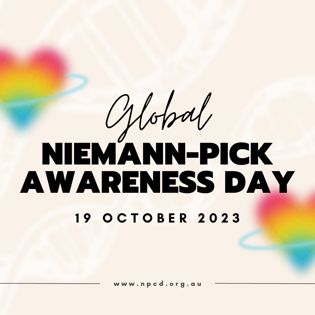 🌟 Join us on October 19 to raise awareness about Niemann-Pick Disease (NP-C) and show your support for the NPC community! 💙 🔗 npcd.org.au. Together, we can make a difference! 💙 #NPCAwarenessMonth #NiemannPickDisease