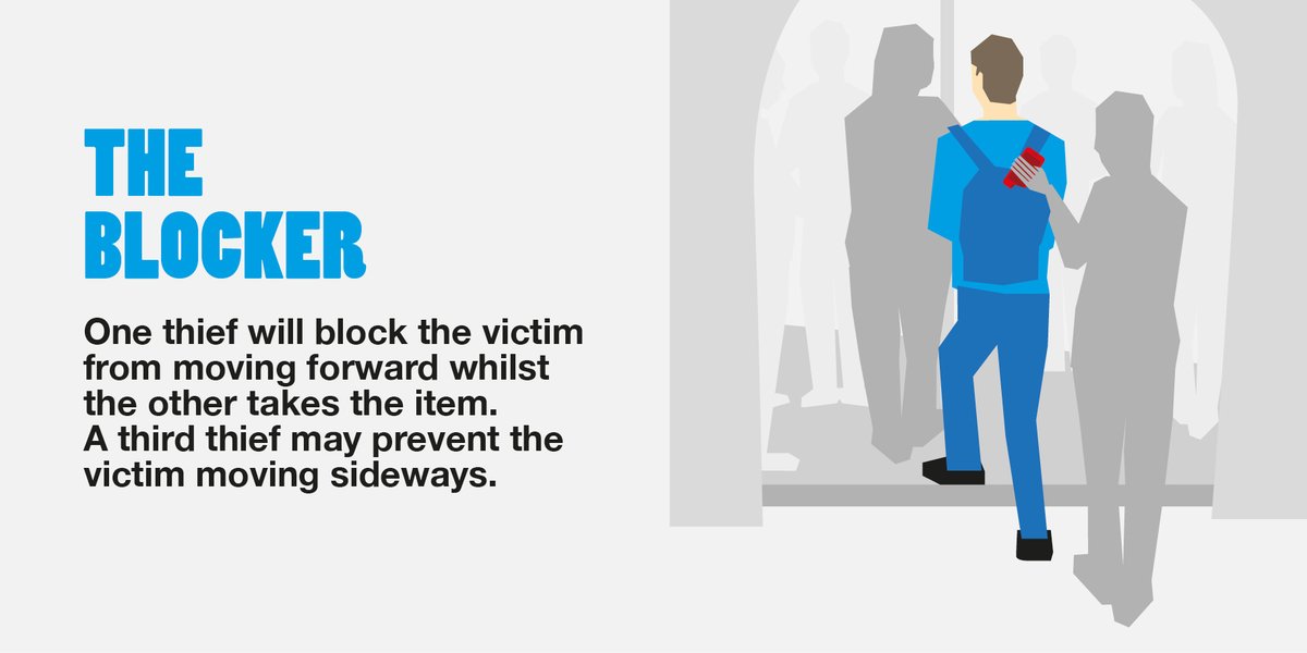 BTP's tweet photo. Thieves will use a variety of tactics to relieve you of your items.

We want to help you #BeAware and keep your valuables safe from gadget-grabbers, luggage thieves and pickpockets while you travel.

Search Be Aware in Railway Guardian to learn more: https://t.co/5QlhhSTyPV https://t.co/Ij61qPm1Uy