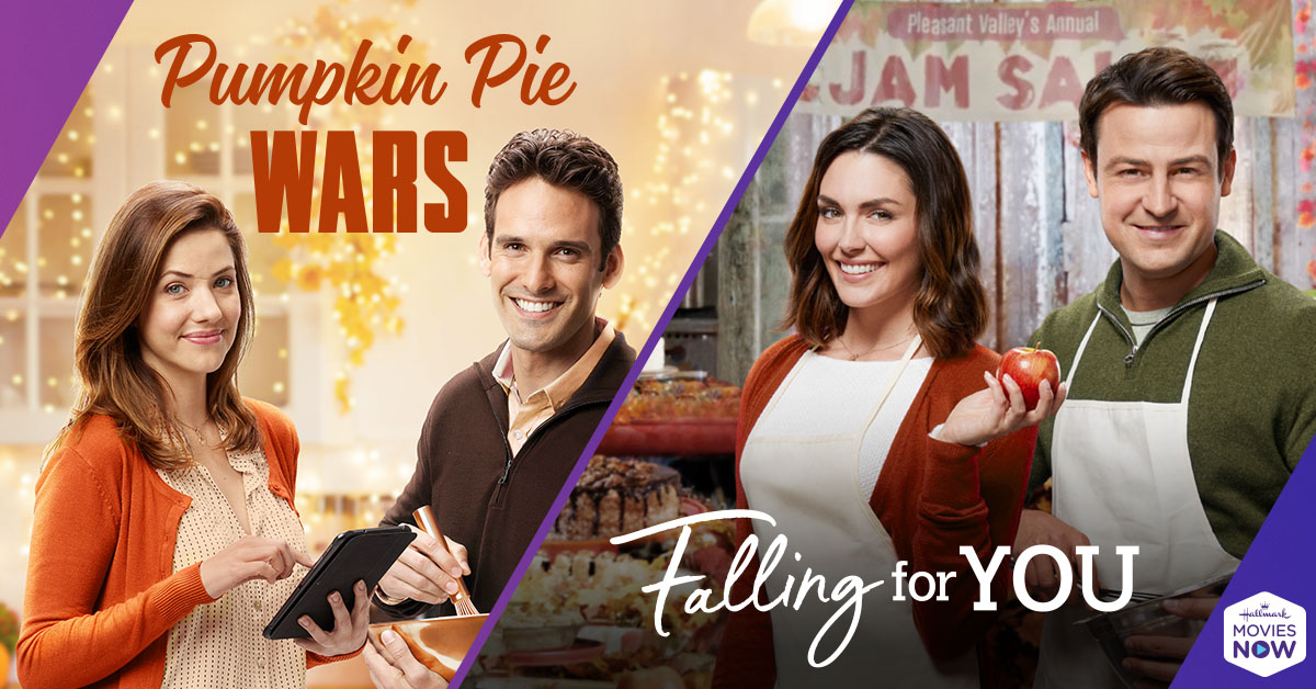 HallmarkPlus's tweet image. Grab a cider or a pumpkin spice latte and watch #FallingForYou and #PumpkinPieWars on #HallmarkMoviesNow!