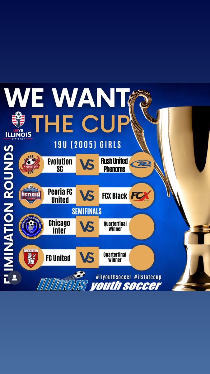 Elimination Round!! Let’s go!! <a href="/chiINTER/">Chicago Inter SC</a> <a href="/NcsaSoccer/">NCSA Soccer</a> <a href="/ImYouthSoccer/">ECNL/GA/Recruiting/College Soccer</a> <a href="/ECNLgirls/">ECNL Girls</a> <a href="/ChilandSoccer/">Chicagoland Soccer</a>