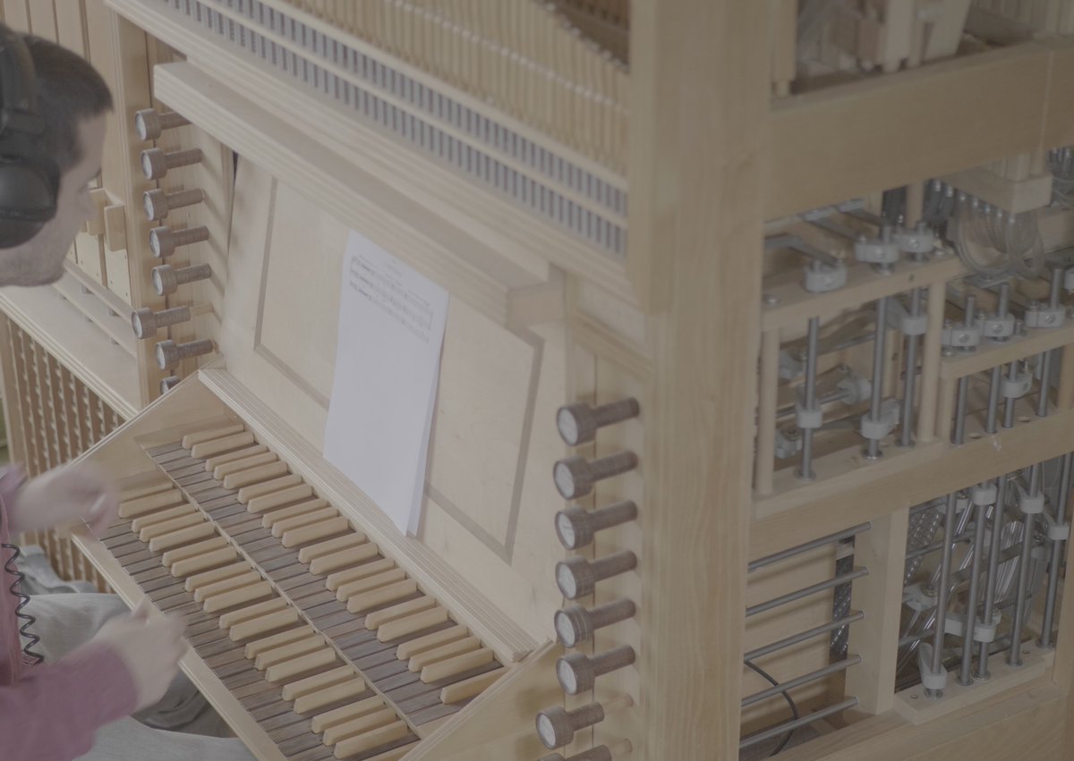 joel_schoch's tweet photo. @Ratvader_ It is a self-built crazy 800 pipe organ (not by me, we just got the instrument as the builder passed away some years ago). It was the retirement project of a wonderful human being and he worked on it for about 15 years. https://t.co/KmLvaHbYWj