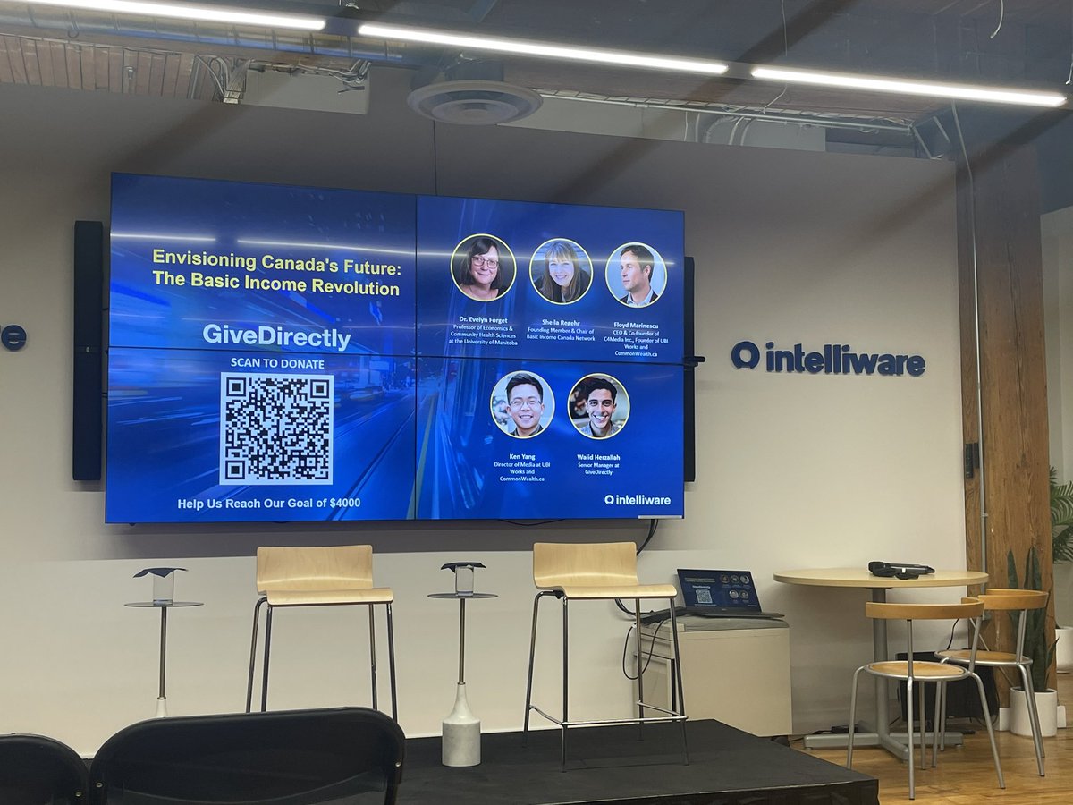 nejsnave's tweet image. At the @Intelliware_Inc #basicincome event - great turnout, lots of energy in this room!