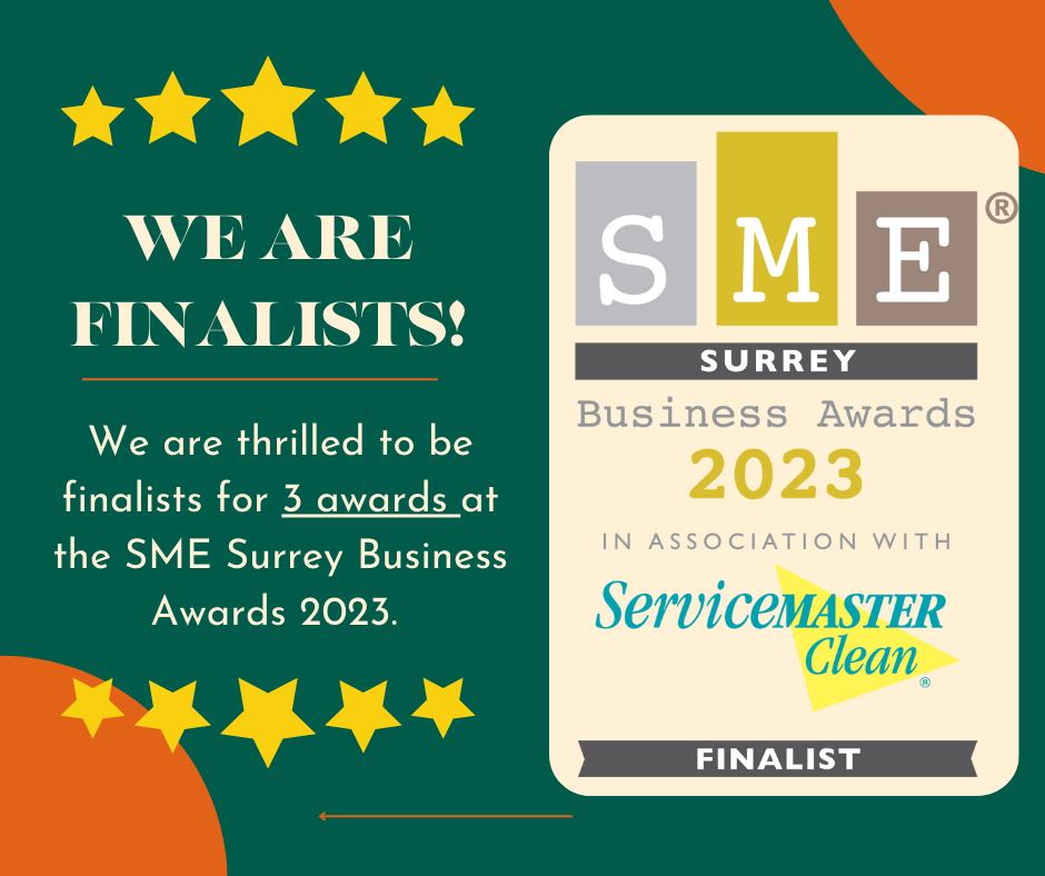Excited to be shortlisted for three more awards!