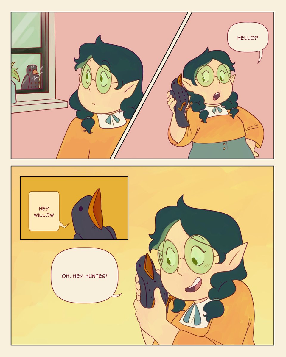 TurquoiseSpace's tweet photo. Little #huntlow comic that took me longer than expected (Neck pain sucks, feeling better now!)

(1/4) https://t.co/nAZQ6mFEWu