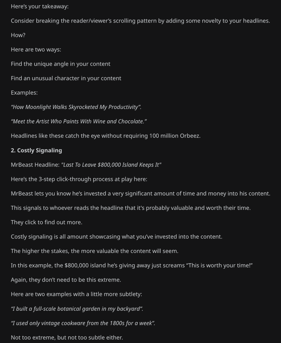 Hunter_Weiss's tweet photo. this person on reddit watched 8 hours of MrBeast's content and posted the 7 psychological strategies @MrBeast  used to get 34 billion views https://t.co/FAQNGBhL8x