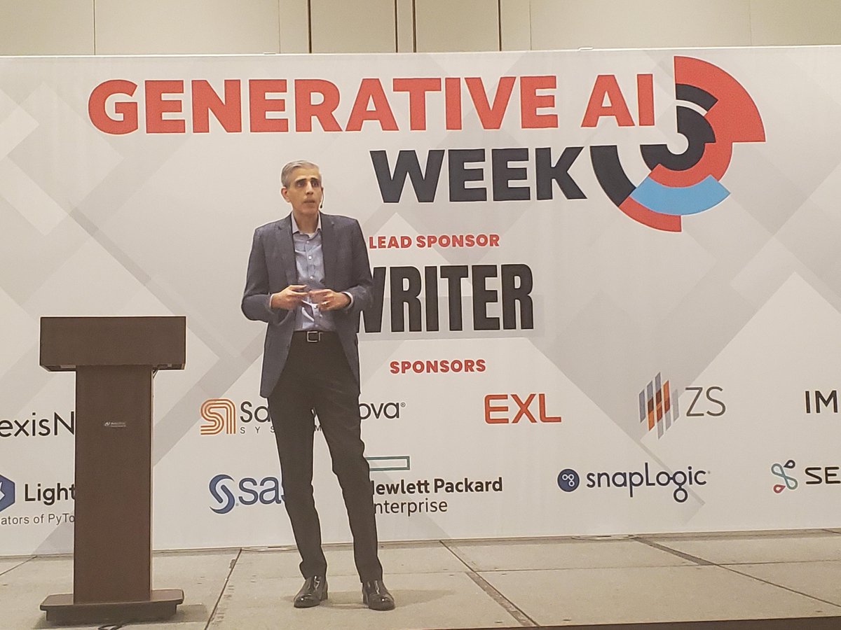 exl_service's tweet image. Making #GenerativeAI Real for Business!

Vivek Jetley, EVP and head of analytics at EXL presented at #GenAIWeek, exploring practical use cases and steps for real-world impact.