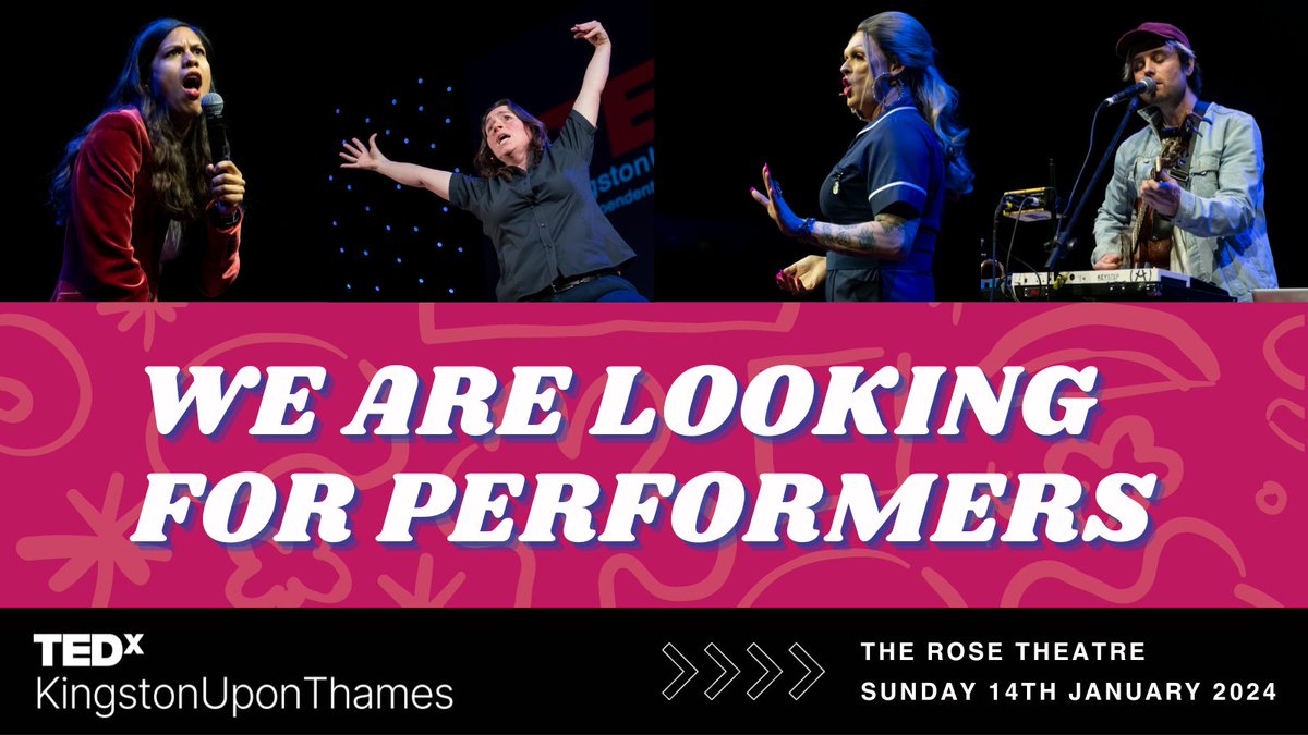 Do you want to perform on the iconic <a href="/Rosetheatre/">Rose Theatre</a>  and <a href="/TEDxKingston/">TEDxKingston</a> stage?

We are looking for performers for our next event!

Apply now or share with someone you think might be a great addition to our day of talks.

tedxkingston.com/apply-to-perfo…