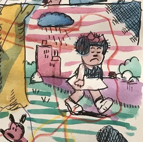 erniebushmiller's tweet photo. Nancy meets Gary Panter 
#nancy #nancycomics #erniebushmiller #garypanter #nancytribute #nancymashup https://t.co/IyBX1GcZJJ