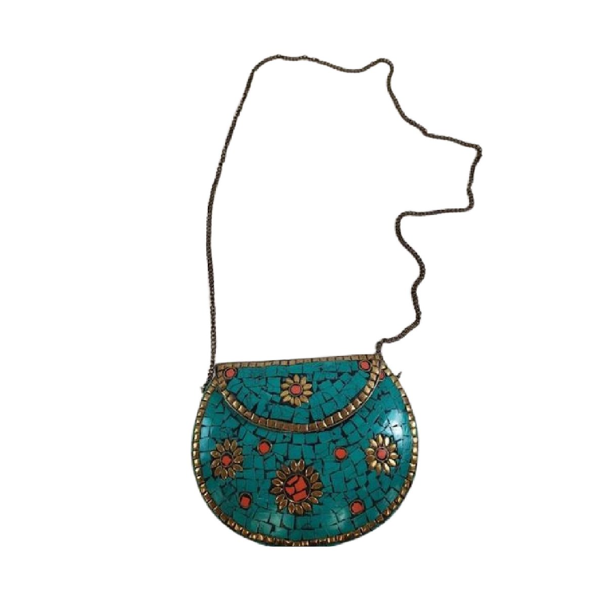 JunkYardBlonde's tweet photo. Vintage Turquoise Metal Mosaic Bag Purse, Free Shipping https://t.co/dKEJrr571i #JunkYardBlonde #Etsy #HardshellBag https://t.co/j7BypC3Rx6