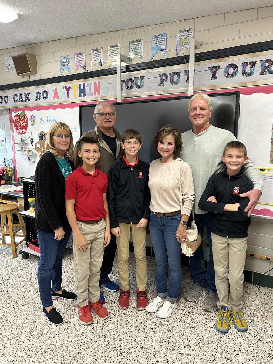 StJoeBobcats's tweet photo. Today was Grandparents’ Day in Bobcat Country.  We are blessed with their love and wisdom.  Bobcats loved showing them around and having donuts.  Happy Grandparents’ Day! ❤️🐾❤️ https://t.co/fimo01QcyQ