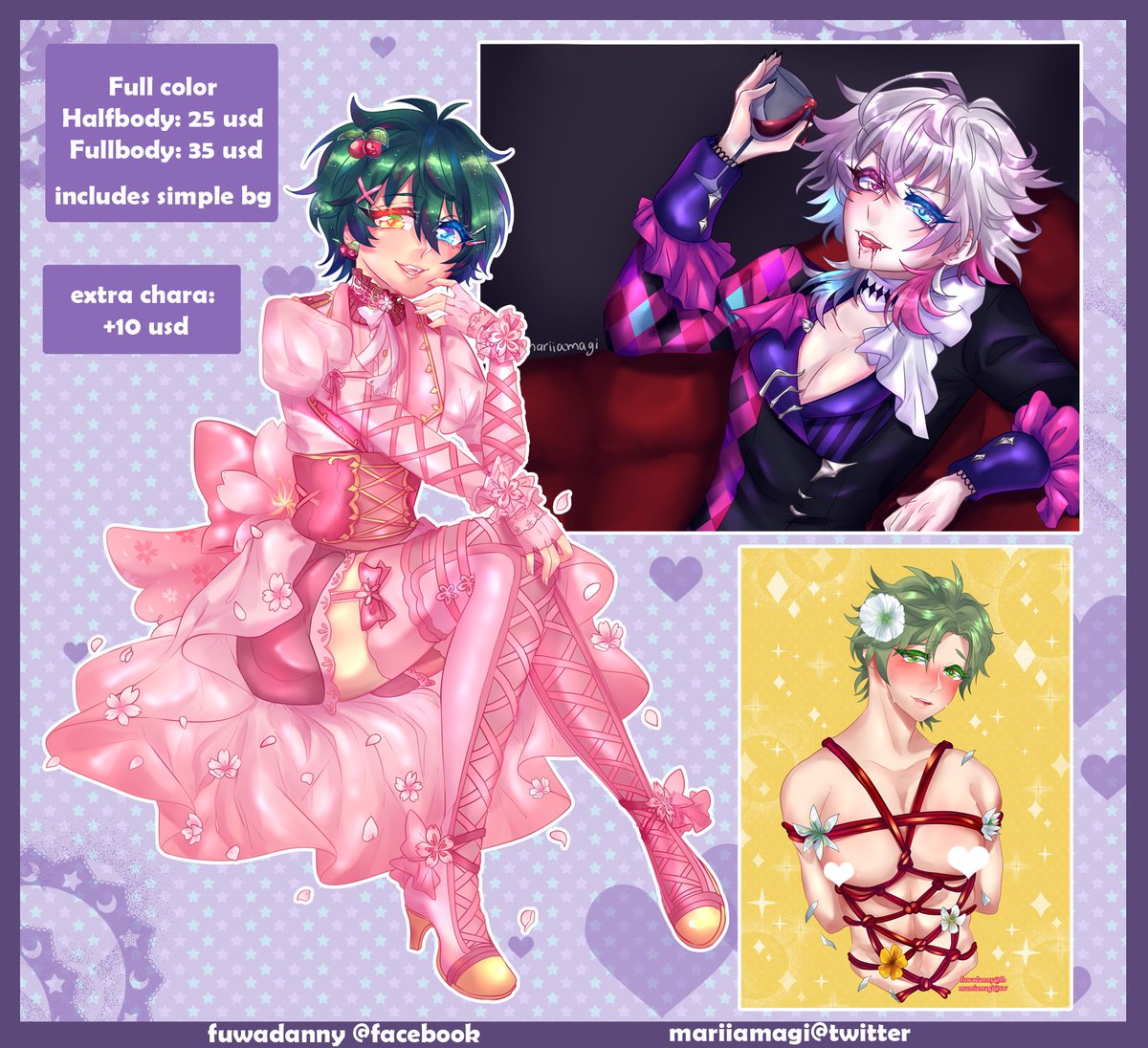 mariiamagi's tweet photo. Hello I have comms open <3 
RTS and likes are appreciated ;w; 

feel free to contact me if you want to order or have any question <3 https://t.co/vk6PrEEX3D