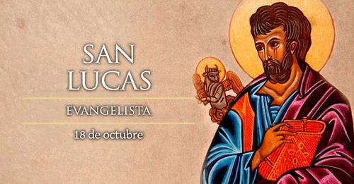 Hoy celebramos la fiesta de San Lucas, Evangelista, patrono de los médicos y pintores. #18deoctubre