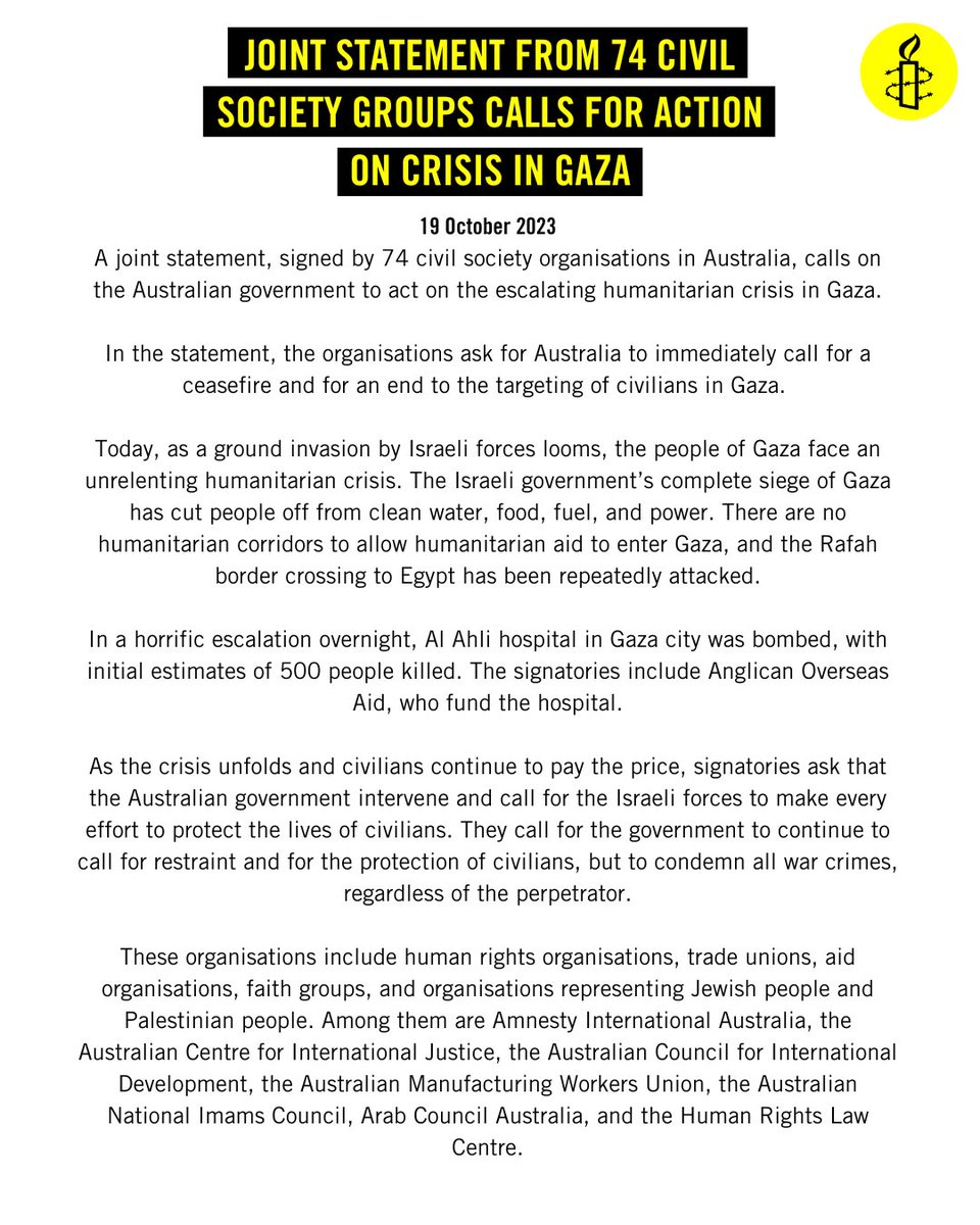 Amnesty International Australia 🕯 tweet media