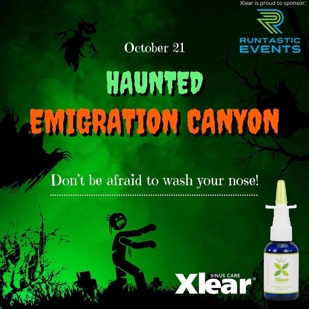 Get ready for the Runtastic Events Haunted Emigration Canyon Run this weekend!

Learn more at Xlear.com and RuntasticEvents.com

#xylitol #Runtastic #naturally #LiveXlear #SprySmile