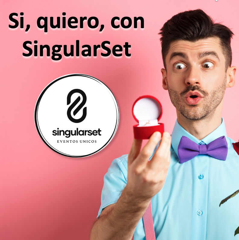 SingularSet's tweet photo. "💍 'Sí, quiero' inicia una aventura mágica. En SingularSet, hacemos que cada detalle resplandezca, contando tu historia de amor. Con nuestra especialidad en decoración y personalización, hacemos de cada evento un recuerdo eterno. ¡Celebra de forma singular con SingularSet! 🎉 https://t.co/QrbTLrj5wm