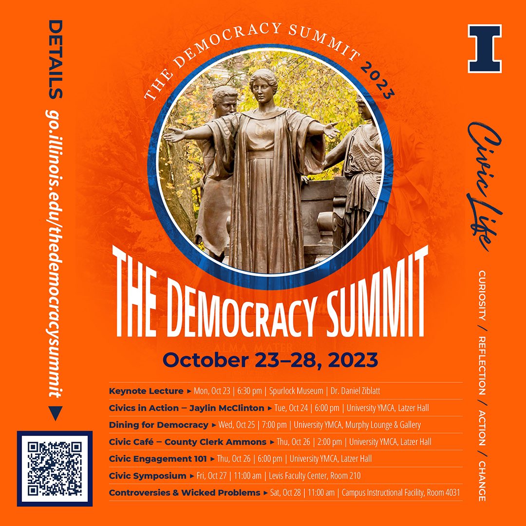 Next week, don't miss the
#DemocracySummit on campus.