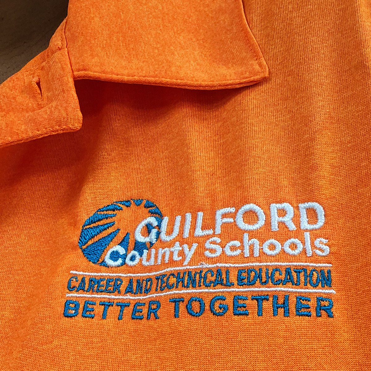 The Career and Technical Education teachers <a href="/MendenhallGCS/">Mendenhall Middle School</a> are wearing orange for #SafeSchoolsWeek! #NationalBullyingPreventionMonth