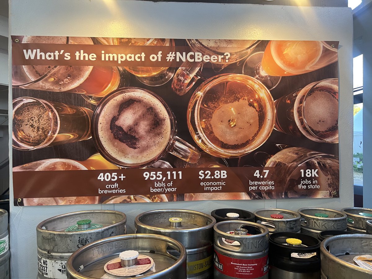 Spotted ⁦@NCStateFair⁩. What an incredible economic impact (most recently $2.8 billion) #NCBeer has had since #PopTheCap passed in 2006(?). Probably my favorite piece of legislation during my 19 year tenure. #BestDayEver #ncpol
