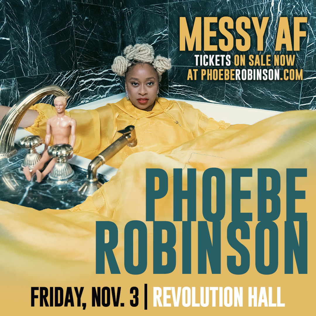 PDX Pipeline (@pdxpipeline) on Twitter photo Stand-up star, best-selling author and “2 Dope Queens” actress Phoebe Robinson <a href="/dopequeenpheebs/">Phoebe Robinson</a> visits <a href="/RevHallpdx/">Revolution Hall</a> on the ‘Messy AF’ comedy tour!
WIN TICKETS to see her November 3 --> pdxpipeline.com/qvt9 Stand-up star, best-selling author and “2 Dope Queens” actress Phoebe Robinson <a href="/dopequeenpheebs/">Phoebe Robinson</a> visits <a href="/RevHallpdx/">Revolution Hall</a> on the ‘Messy AF’ comedy tour!
WIN TICKETS to see her November 3 --> pdxpipeline.com/qvt9