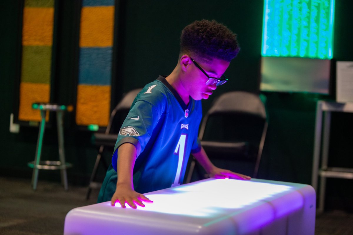 eaglesautism's tweet photo. A space where all are welcome, our Sensory Room at Lincoln Financial Field❤️ https://t.co/dVInnnd572