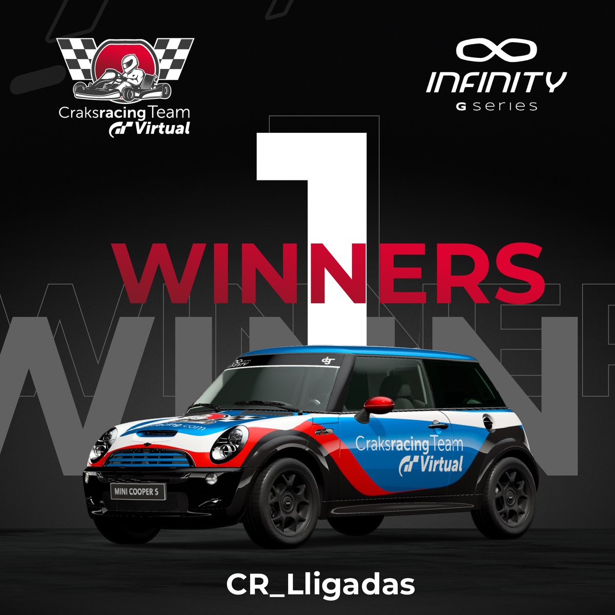 Seguimos sin palabras!!! PRIMERA VICTORIA en las <a href="/InfinityGSeries/">Infinity GSeries</a> 
Esperamos que sea la primera de muchas victorias. Felicidades a MKV por el gran carrerón que sin duda habrían ganado de pasar por meta.