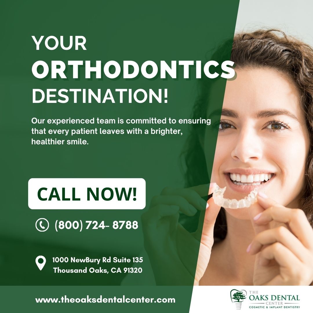 Where straighter smiles begin! Visit your Orthodontics Destination at #TheOaksDental today. 😁 

#SmileJourney #OrthoExperts #ThousandOaksDentist #DentalCare #ThousandOaksOrtho