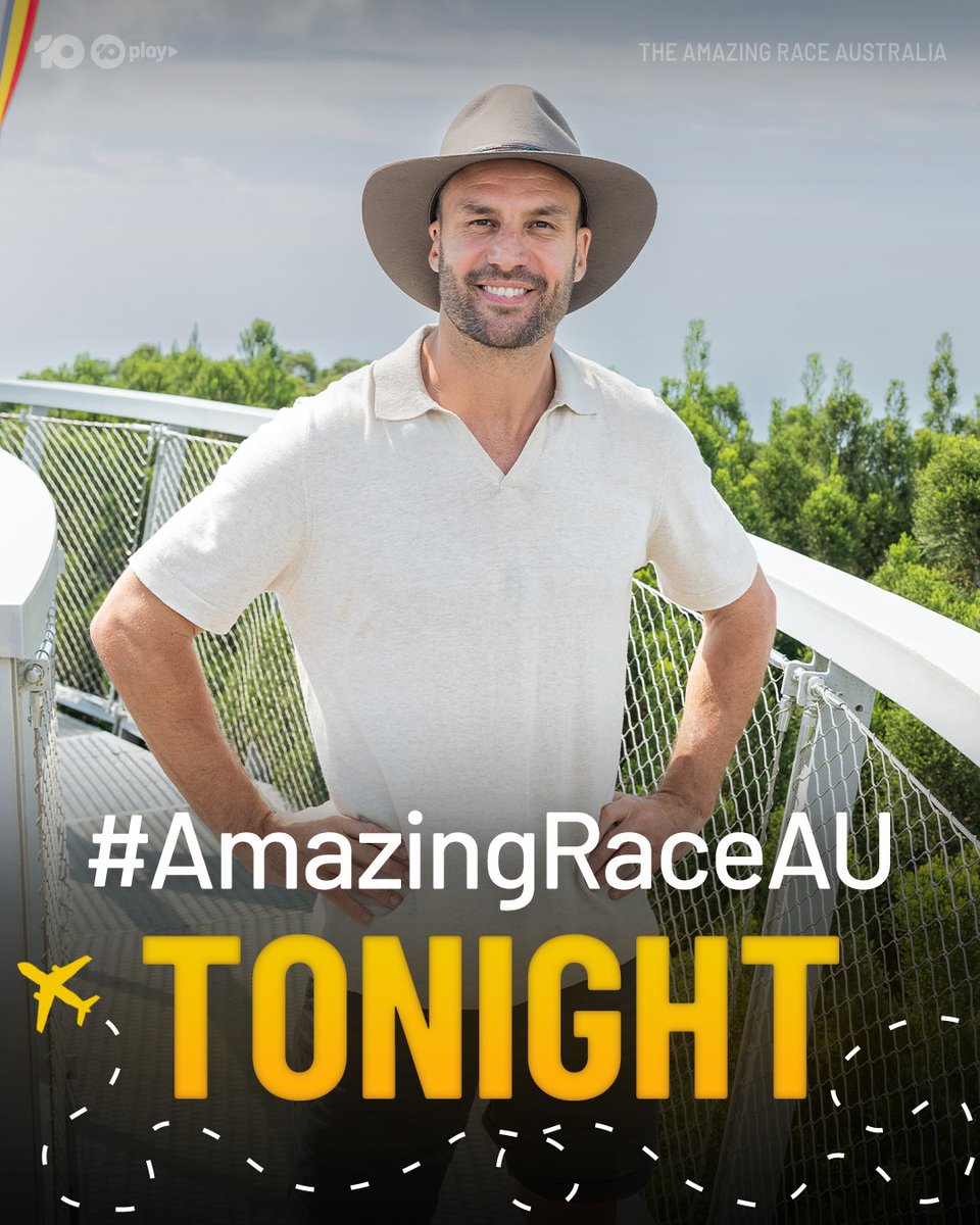 Akubra matata! 🤠

#AmazingRaceAU: Celebrity Edition 7.30 Tonight on @channel10au and 10 Play.

<a href="/therealbeauryan/">Beau Ryan</a>