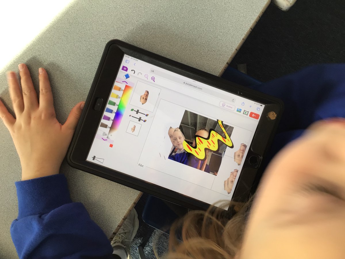MrWongWW's tweet photo. During our computing unit, online safety, we have been looking at image manipulation and been using @purpleMash to manipulate our image. Children have learnt how fake profiles can be created using this and how the sharing of other peoples images is against the law. #WWPAComputing https://t.co/hBcrXE2GYu