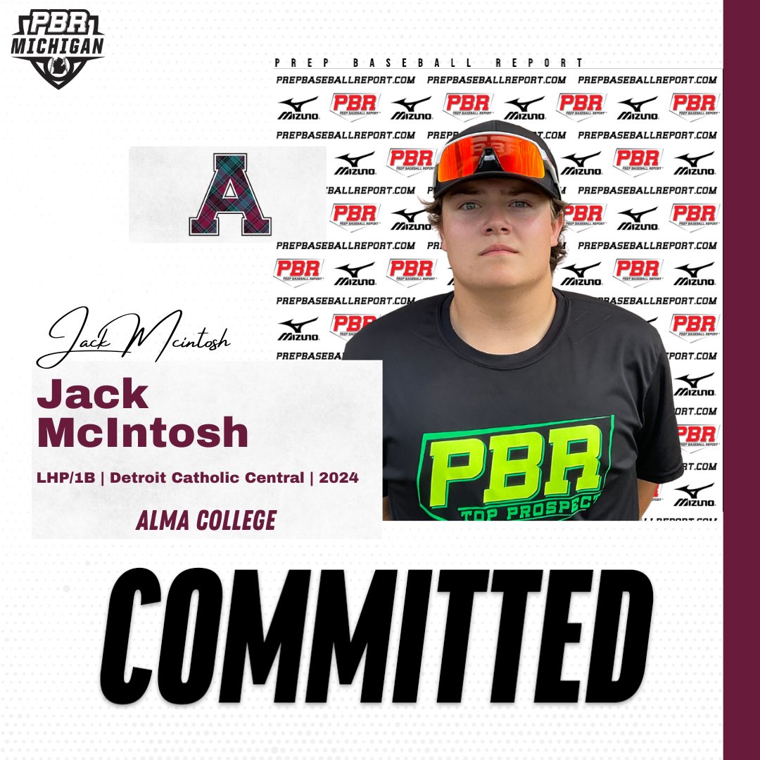 PrepBaseballMI's tweet photo. Congrats to 2024 @JackMac_44 on his commitment to Alma College 🔒

👤 https://t.co/0i5vL7RYo5 https://t.co/6XdA0YLr1y