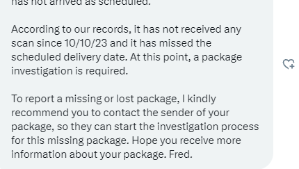 kisuoloves's tweet photo. @AmazonHelp This order is stuck. Contacted UPS, they said to contact the sender. The guy on the chat disconnected the conversation. Please help. https://t.co/zUlghV6vT2
