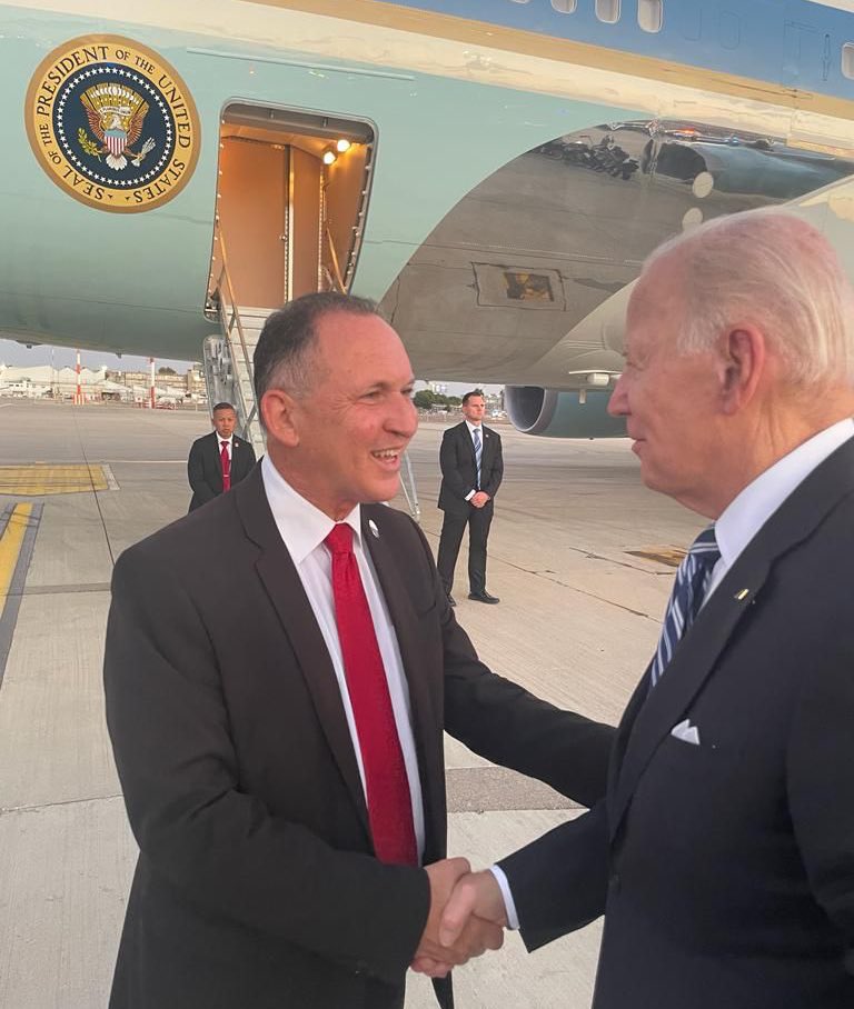 Gil Haskel ๐ฎ๐ฑ (@gilhaskel) on Twitter photo Mr. President <a href="/POTUS/">President Donald J. Trump</a> your visit and your words are a source of strength and inspiration for every single Israeli - Thank You !! Mr. President <a href="/POTUS/">President Donald J. Trump</a> your visit and your words are a source of strength and inspiration for every single Israeli - Thank You !!