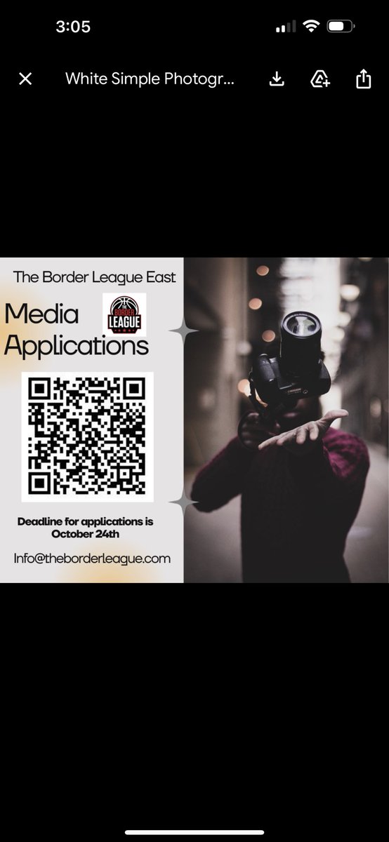 The Border League East media applications are open. @krystenpeek @Samad_Hines @RonMFlores @GreggRosenberg1 @daves_joint @Ballislife @theballdawgs