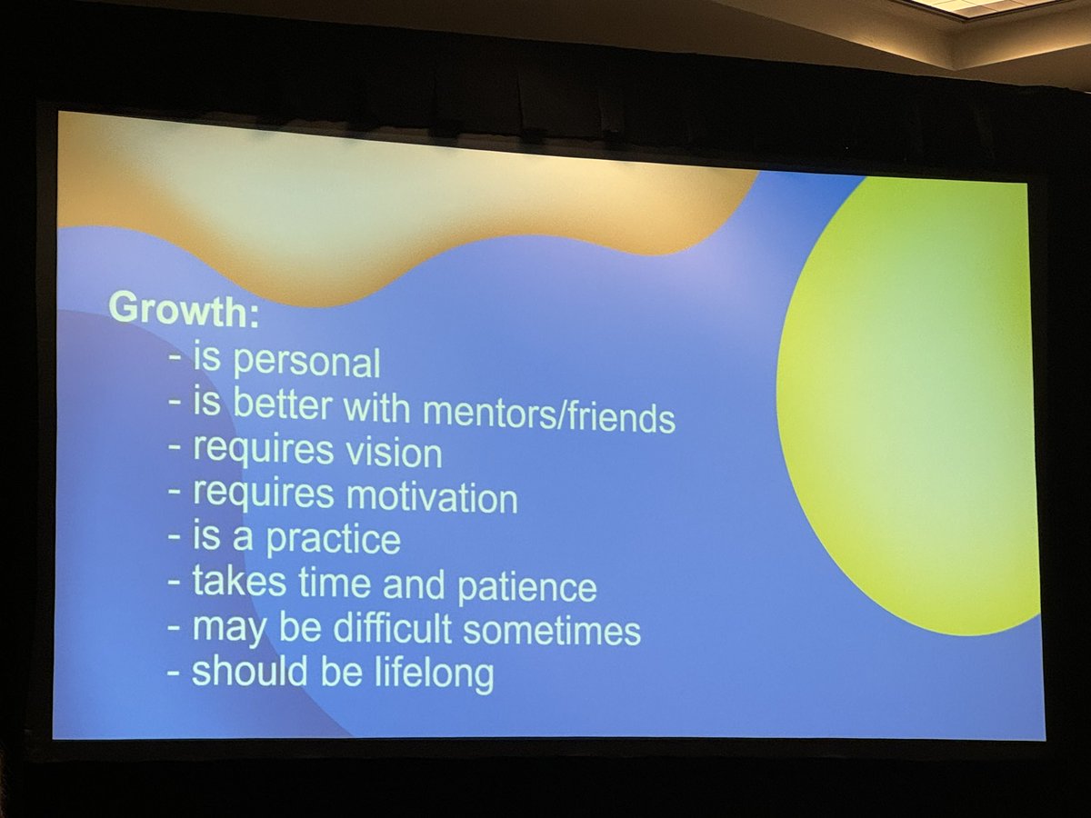 Dr. Harrington goes on to describe what growth means to her. Everyone’s journey and expectations for growth are different. 

#ASCP2023 <a href="/KGolabMLS/">Kathryn Golab, DCLS, MLS(ASCP)CM, SH-CM</a>