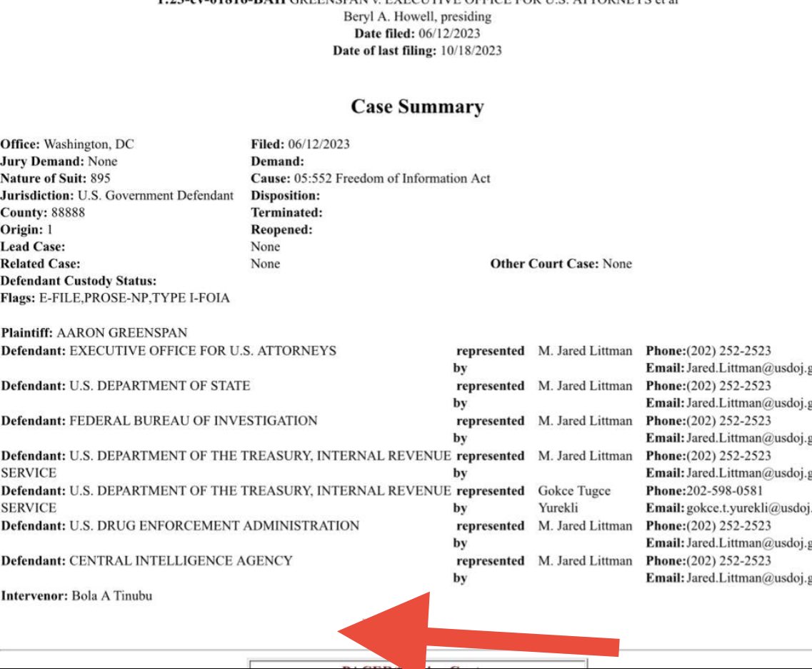 agupard_a's tweet image. A sitting President has now, by himself, acknowledged that the elite law enforcement agency of another nation has dirt on him. We are talking of the nation with the most overbearing global domination ambition.

Tinubu is now actively fighting in that country’s court to try and