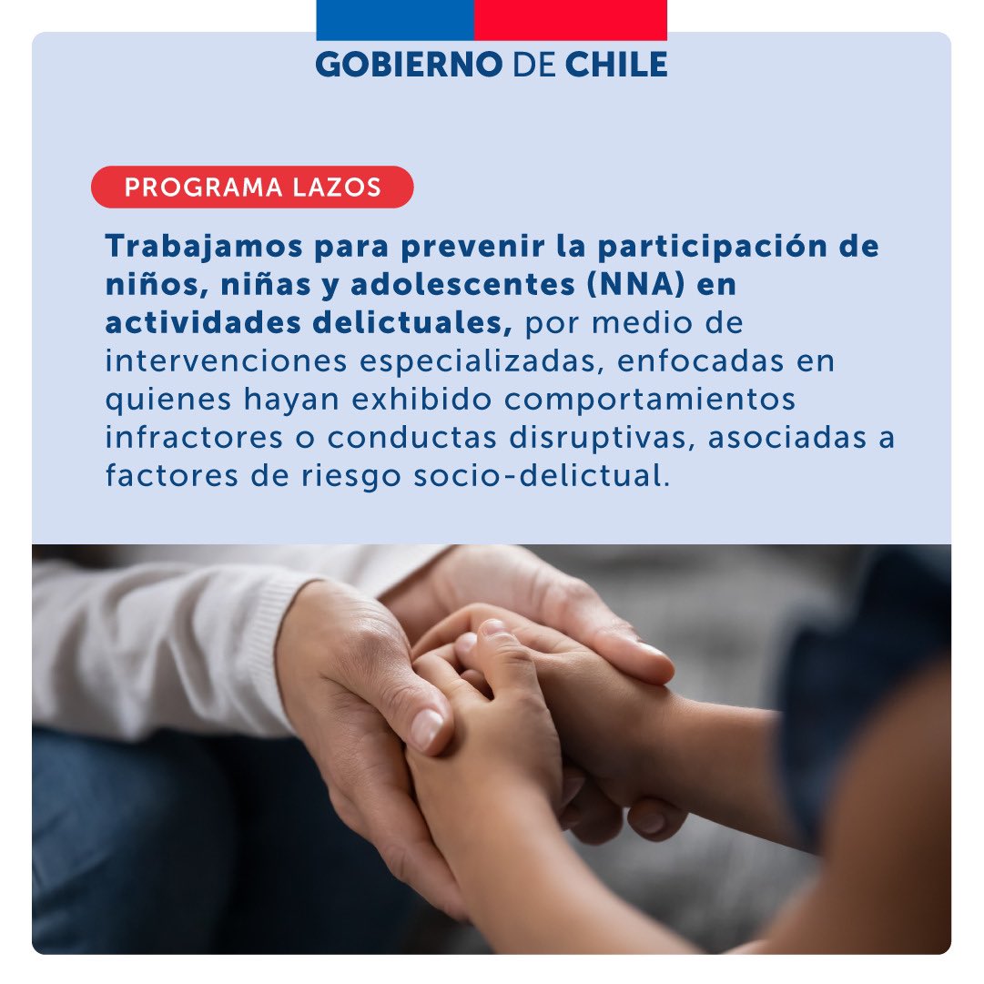 SubPrevDelito's tweet image. Trabajamos para prevenir la participación de NNA en actividades delictuales, por medio de intervenciones especializadas, enfocadas en quienes hayan exhibido comportamientos infractores o conductas disruptivas, asociadas a factores de riesgo socio-delictual.