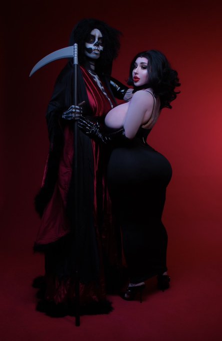 31 Days of Halloween: Day 18- Grim &amp; Malaria from The Grim Adventures of Billy &amp; Mandy 💀🖤🥀 @SpiderGemoJean<a href="/tag/sicknewworld"class="tags"><span>#sicknewworld</span></a>