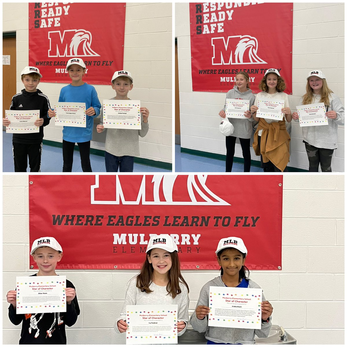 Congrats to our 1st Quarter Star of Character nominees! Keep shining bright, #MLBallstars ⭐️♥️🦅<a href="/Milford_Schools/">Milford Schools</a>