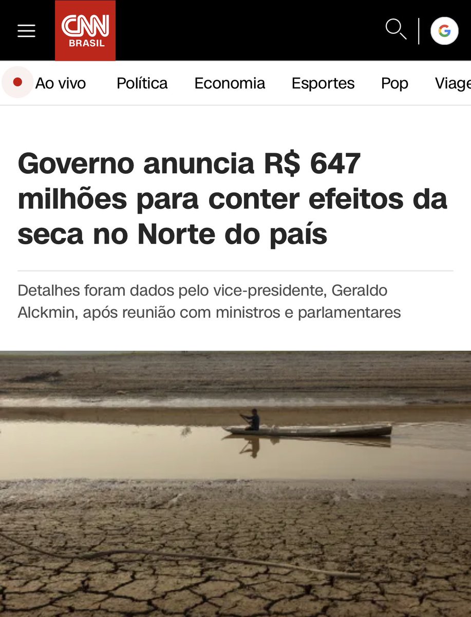 Parabenizo o governo federal pela rápida resposta em busca de soluções nesse momento sensível que os estados do Norte enfrentam. A situação é desafiadora, e todas as famílias precisam e esperam de apoio nesse momento. 🙏🏻
