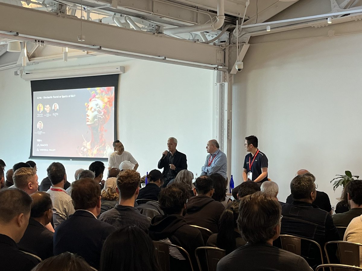 Are LLMs just stochastic parrots or sparks of AGI?

A discussion with @jorn_lyseggen @DrJimFan @stephen_wolfram @pmddomingos at @TEDAI2023 Day 2 hosted at @SHACK15sf